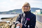 Ambassador Noreen Wylie on the Floodgates Walk, Bangor